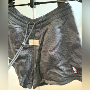 Fear of God Gray Mesh Drawstring Shorts
